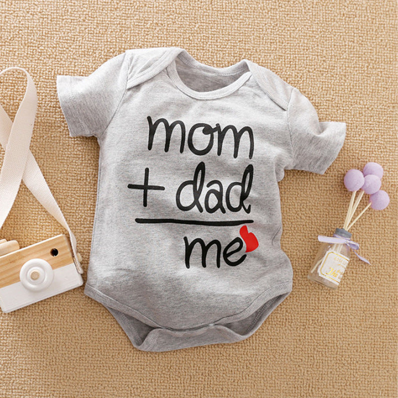 Boys' Short Sleeve Triangle Bodysuit for Infants