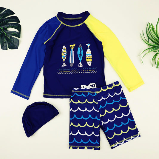 Boys UV Split Swimsuit