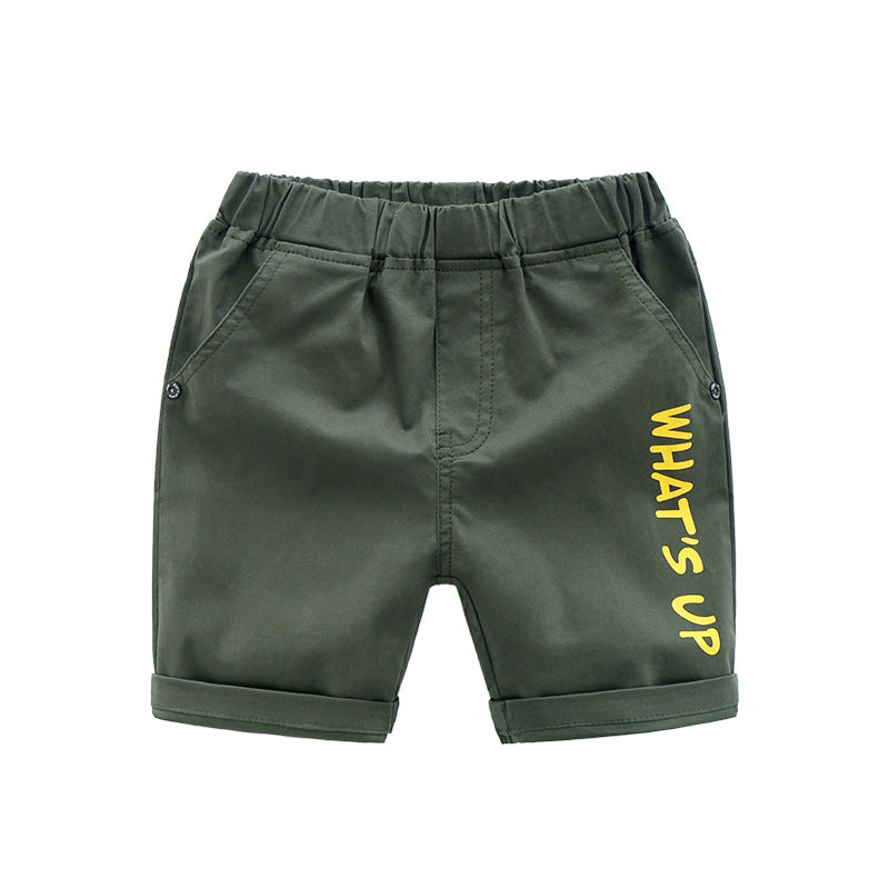 Korean Boys' Five-Point Pants for Children