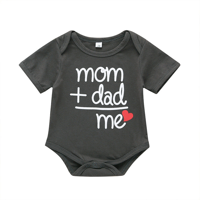Boys' Short Sleeve Triangle Bodysuit for Infants
