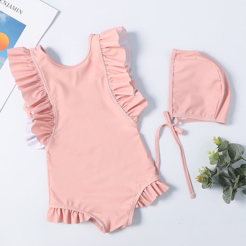 Girls' Resort Spa One-Piece Swimsuit