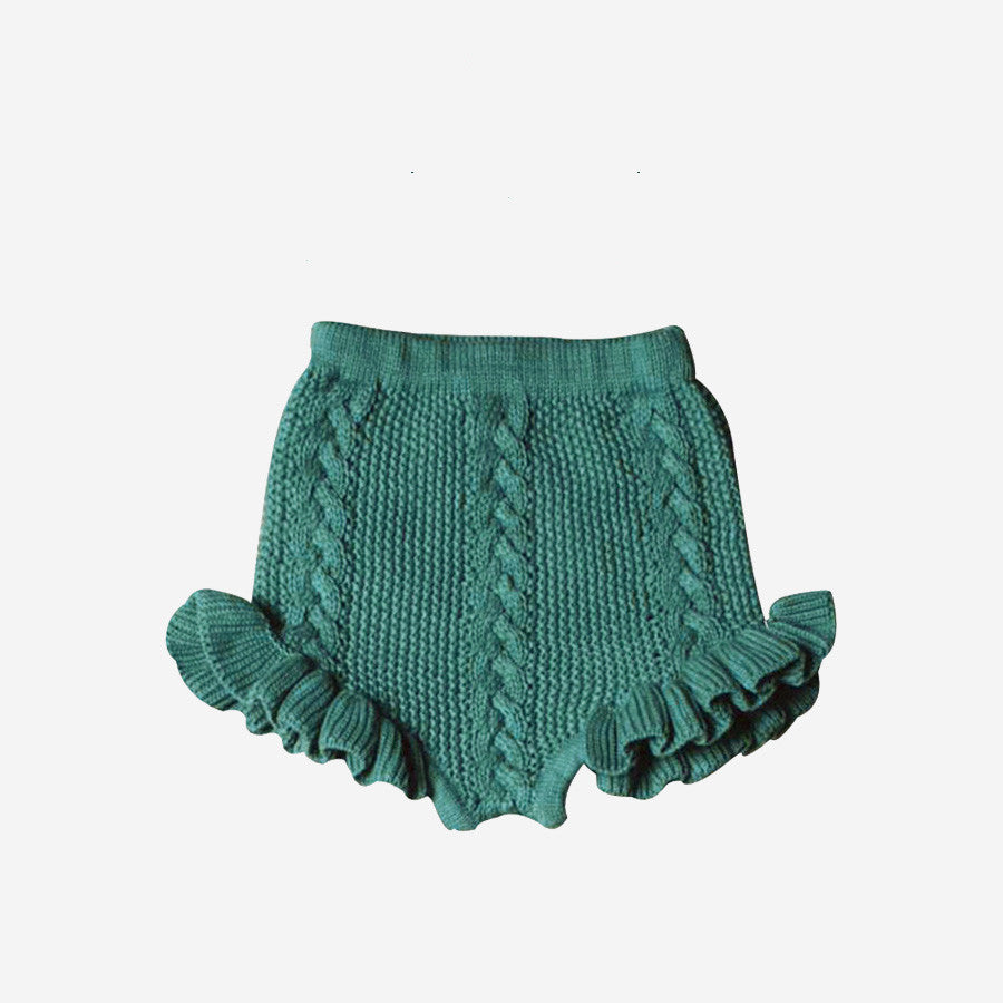 Lace Knit Shorts for Girls