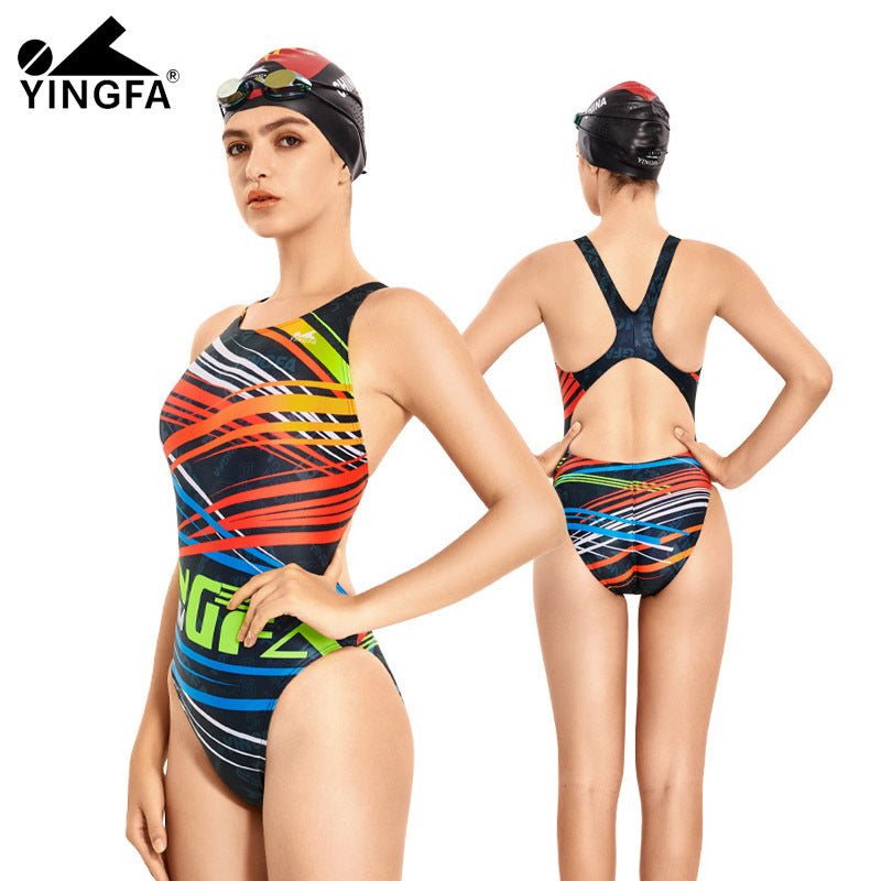 Yingfa Printed Triangle Swimsuit for Kids and Adults