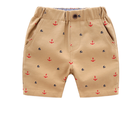 Korean Boys' Five-Point Pants for Children