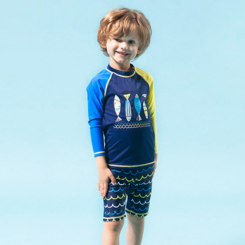 Boys UV Split Swimsuit