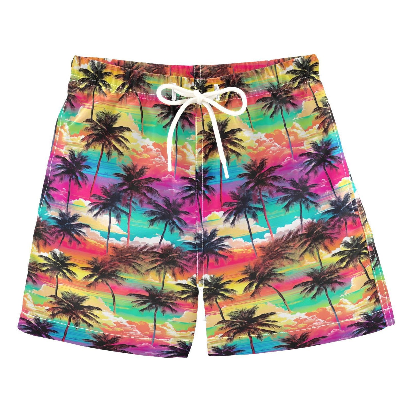 UMIRIKO Boys Swim Trunks Tropical Palm Tree Tie Dye Quick Dry Beach Bathing Suit Toddler Swimsuit Swimwear for Kids 5T 202a3555