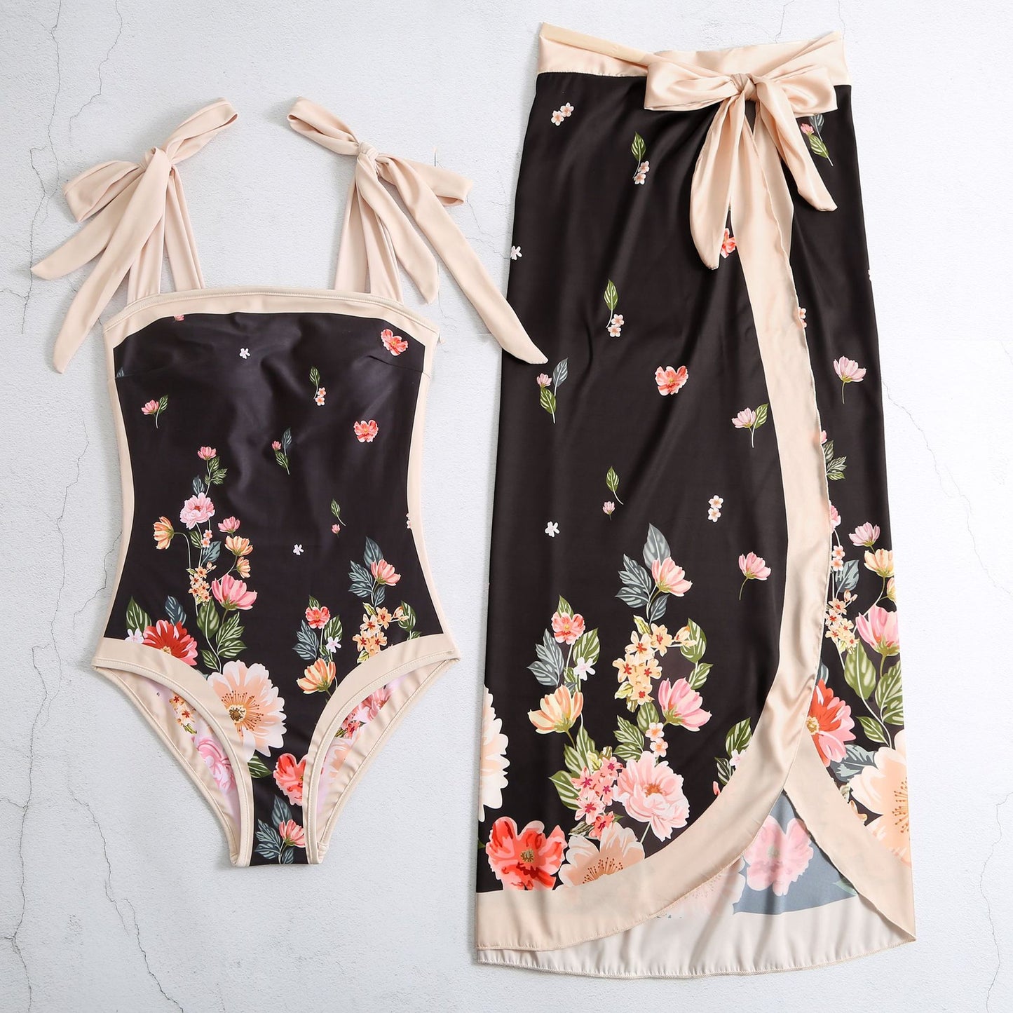 Moroccan Style Printed One-Piece Swimsuit