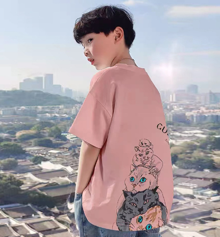 Boys' Cartoon Print Children's Shirt