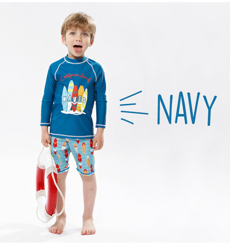 Boys UV Split Swimsuit