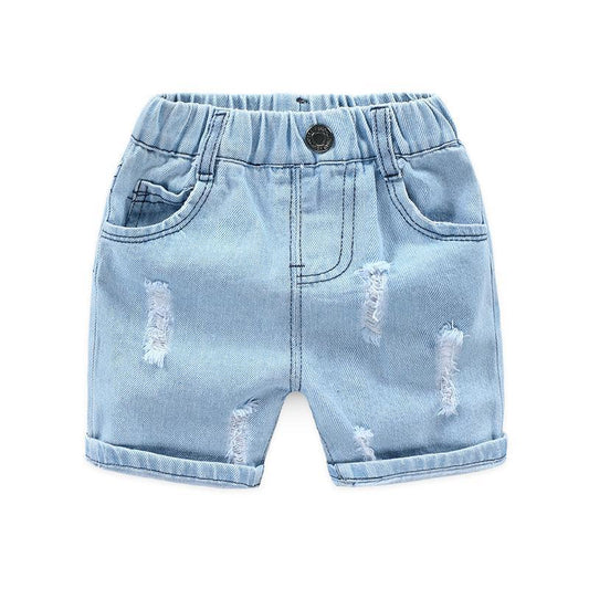 Boys' Ripped Denim Beach Shorts