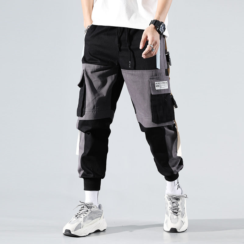 Boys' Contrast Colored Slacks Overalls