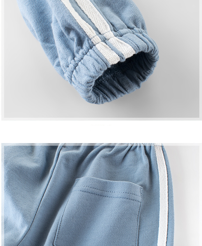 Boys' Cotton Sports Pants - Simple Autumn Trousers