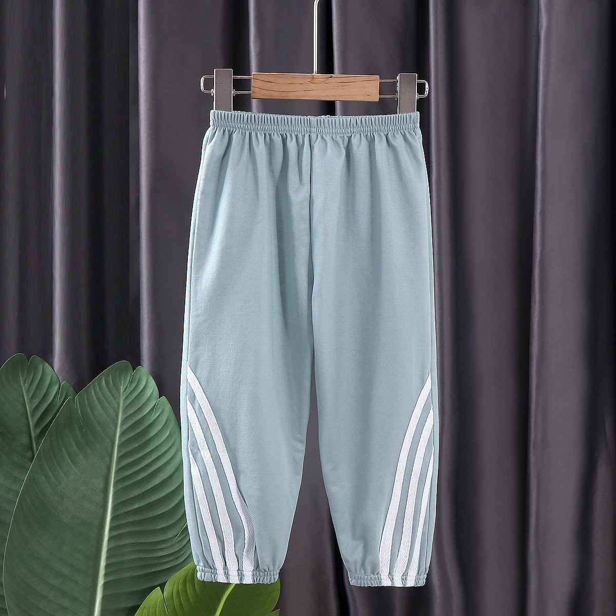 Breathable Boys Summer Pants - Anti-Mosquito Stripes