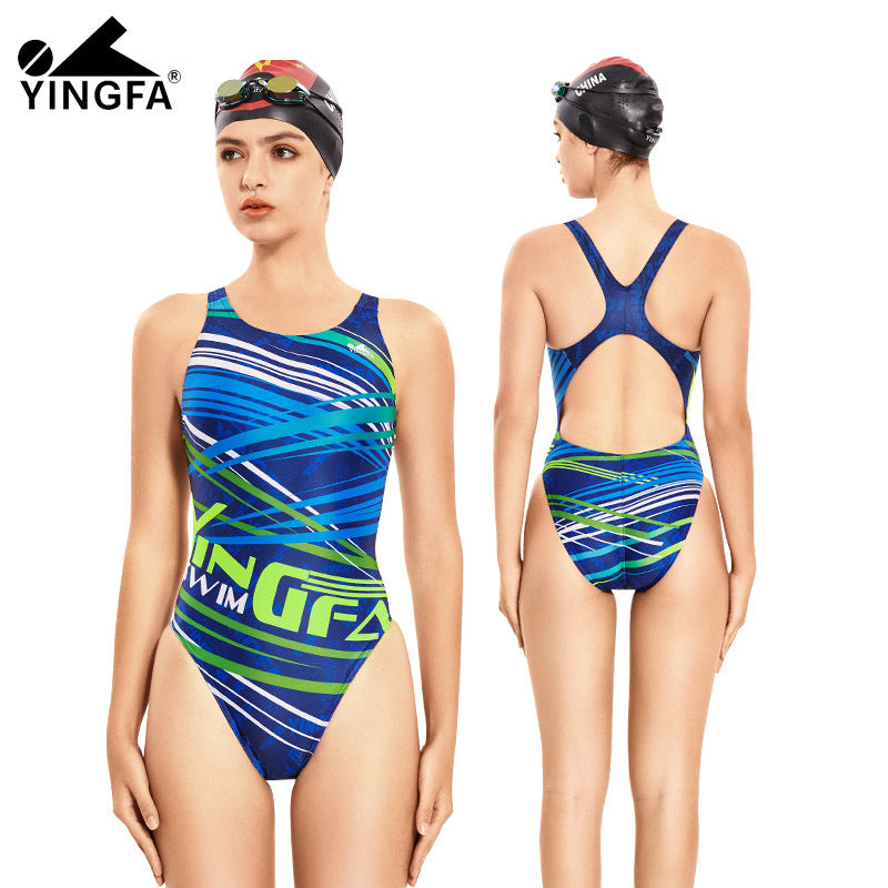Yingfa Printed Triangle Swimsuit for Kids and Adults